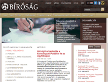 Tablet Screenshot of birosag.hu